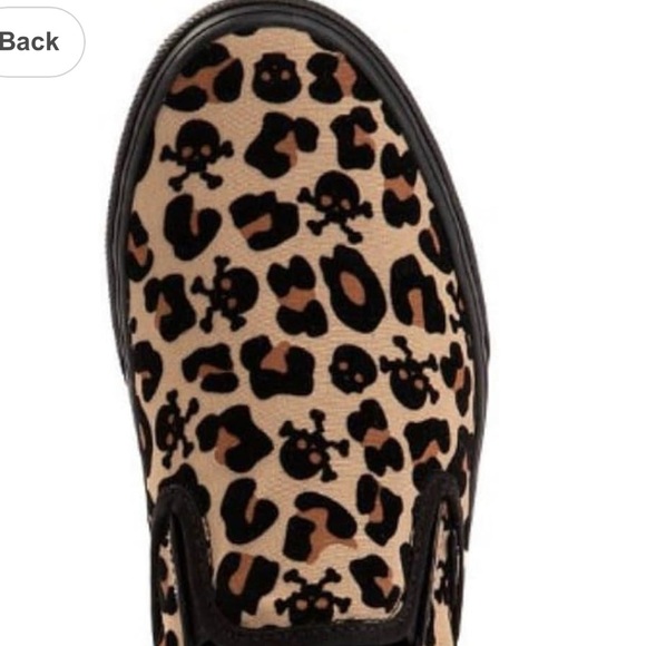 Vans Special Edition Skull Leopard Print Slip-On Shoes NWT 🏴‍☠️🐆 - Picture 10 of 10